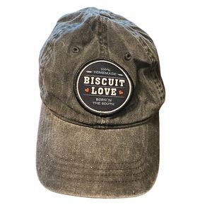 OTTO Biscuit Love Hat Cap Low Profile Pro Style Adjustable Charcoal Gray